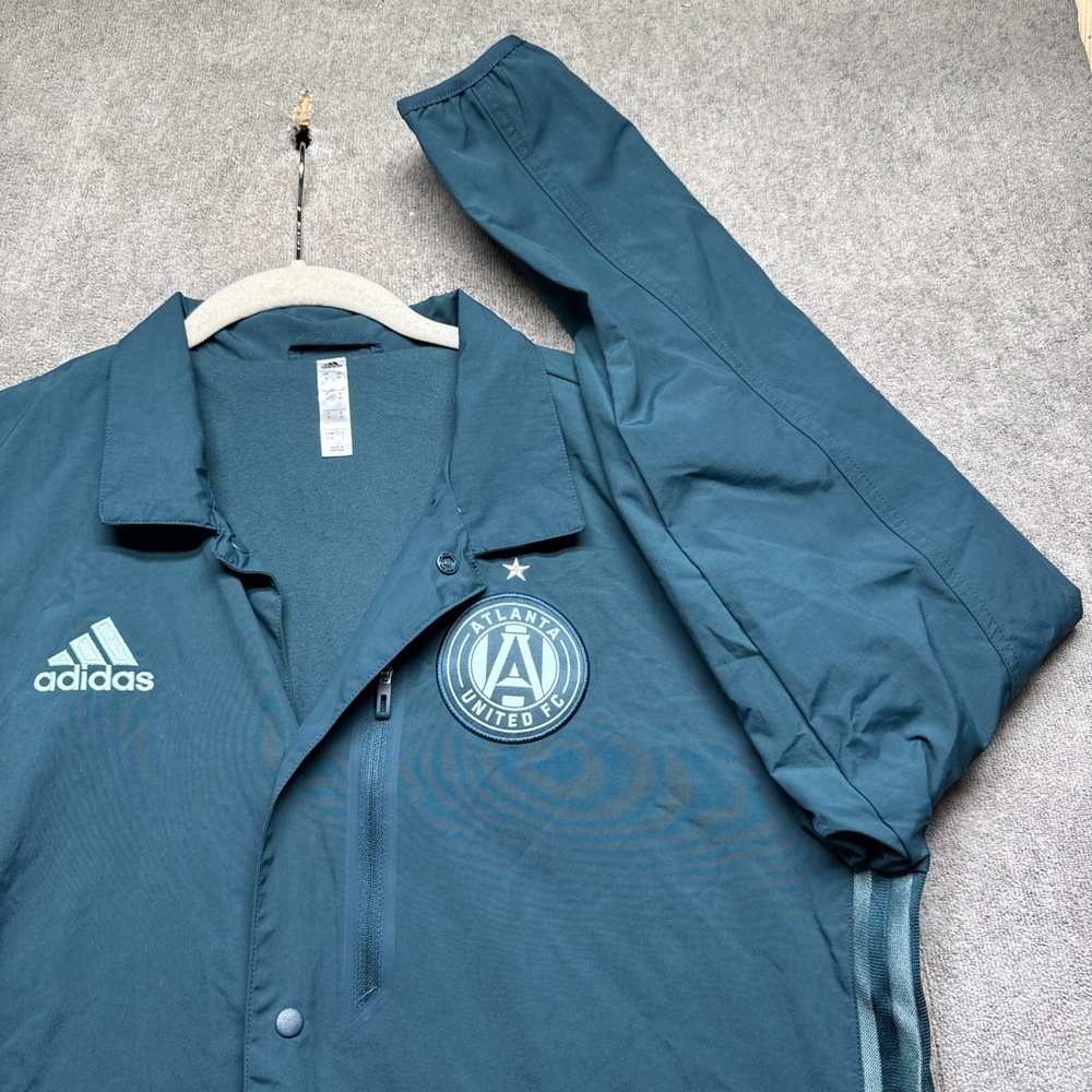 Atlanta United FC Team Issue Adidas Anthem Snap Soccer Jacket HB8472 Men M